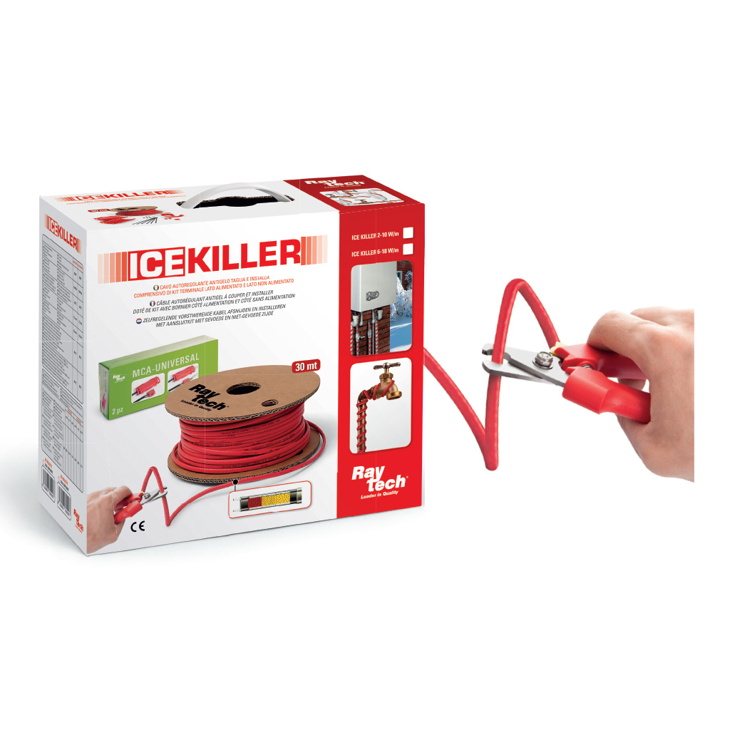 Raytech Ice Killer câble chauffant autorégulant 30 m antigel