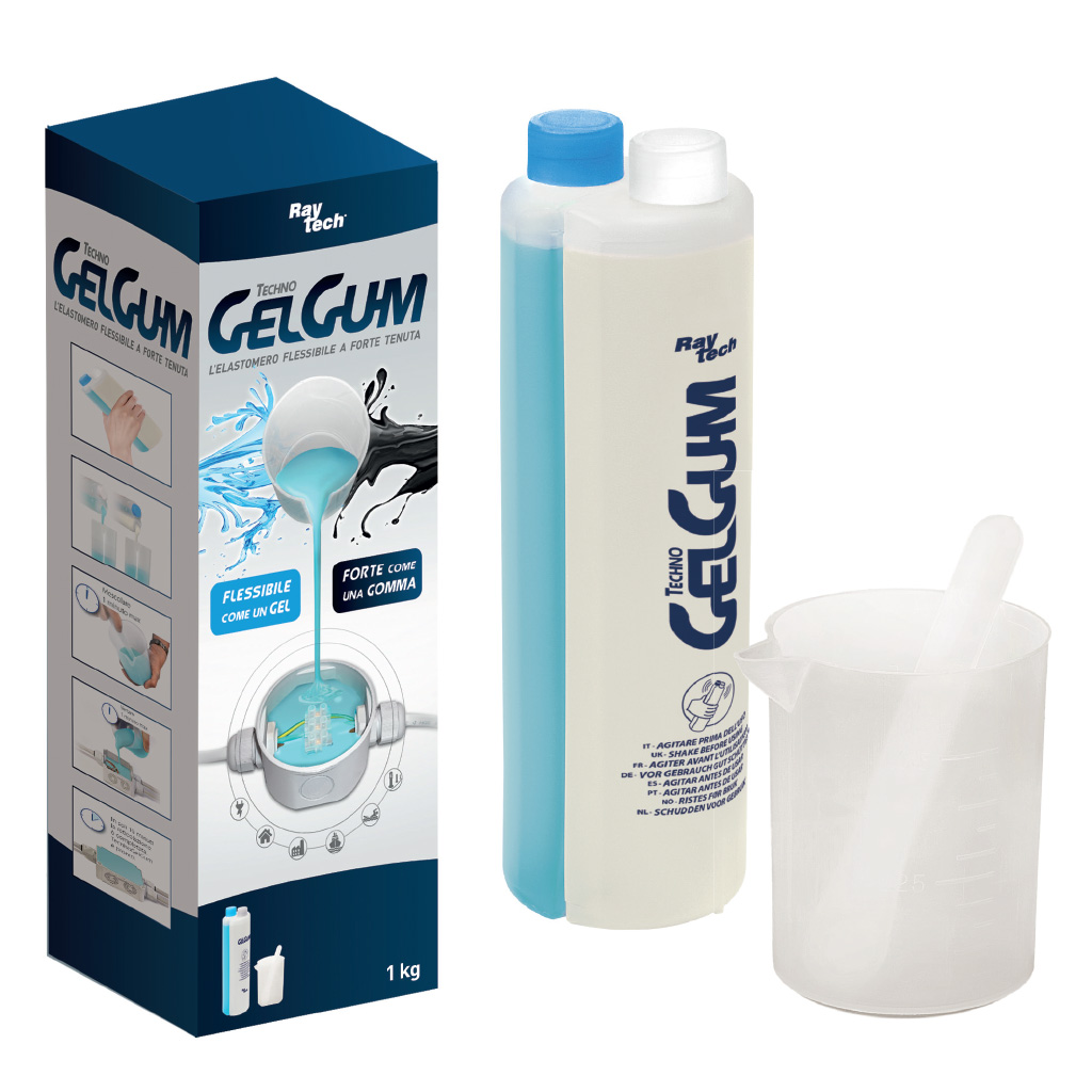 Raytech Fillers Techno GelGum gel isolant bicomposant 1 kV