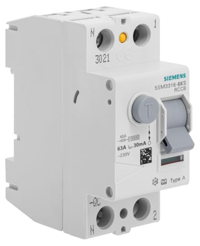 Siemens Sentron interrupteur différentiel 63A 30mA type A auto