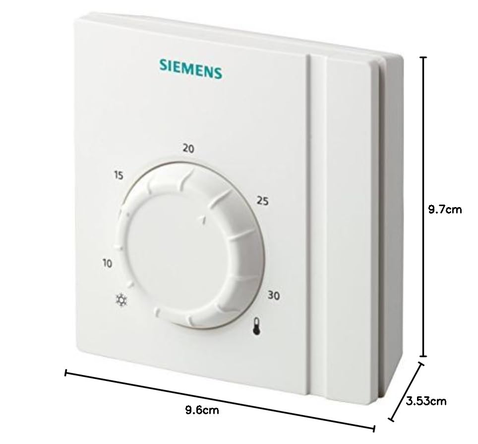 Siemens RAA21 thermostat d’ambiance mural 8-30°C 24-250V
