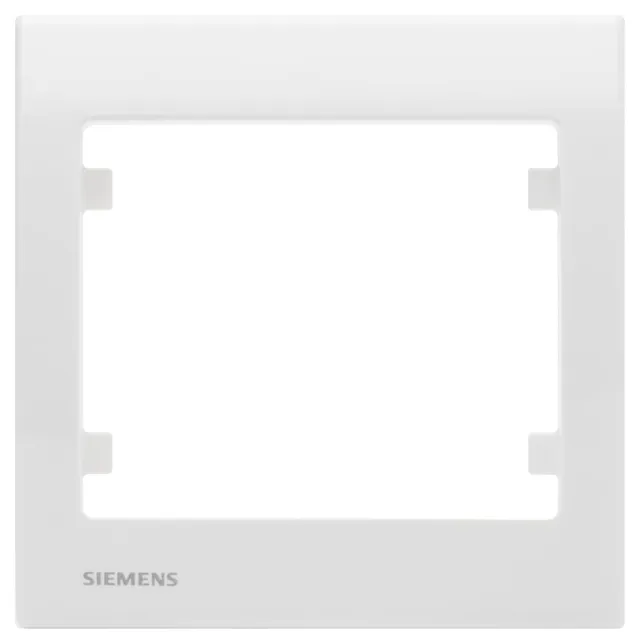 Siemens Delta Iris plaque simple blanche 1 poste