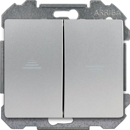 Siemens Delta Iris interrupteur volet roulant alu silver