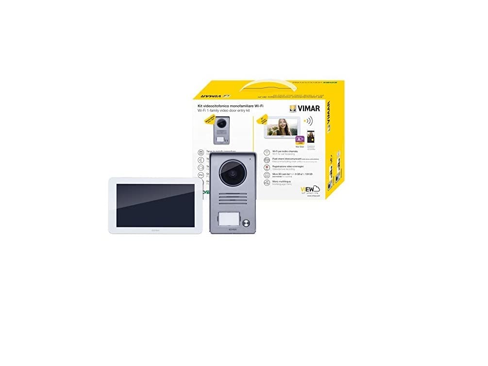 Vimar K40955 Kit portier vidéo Wi-Fi 7 pouces 1 famille