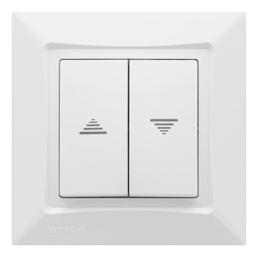 Siemens Delta One interrupteur volet roulant blanc