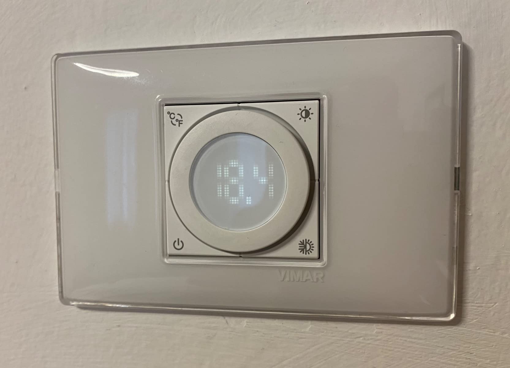Vimar Composants de base Thermostat 02973.B WiFi Blanc 2 Modules