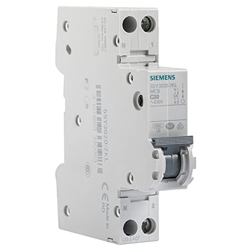Siemens SENTRON disjoncteur 20A Ph+N courbe C 4,5kA 230V