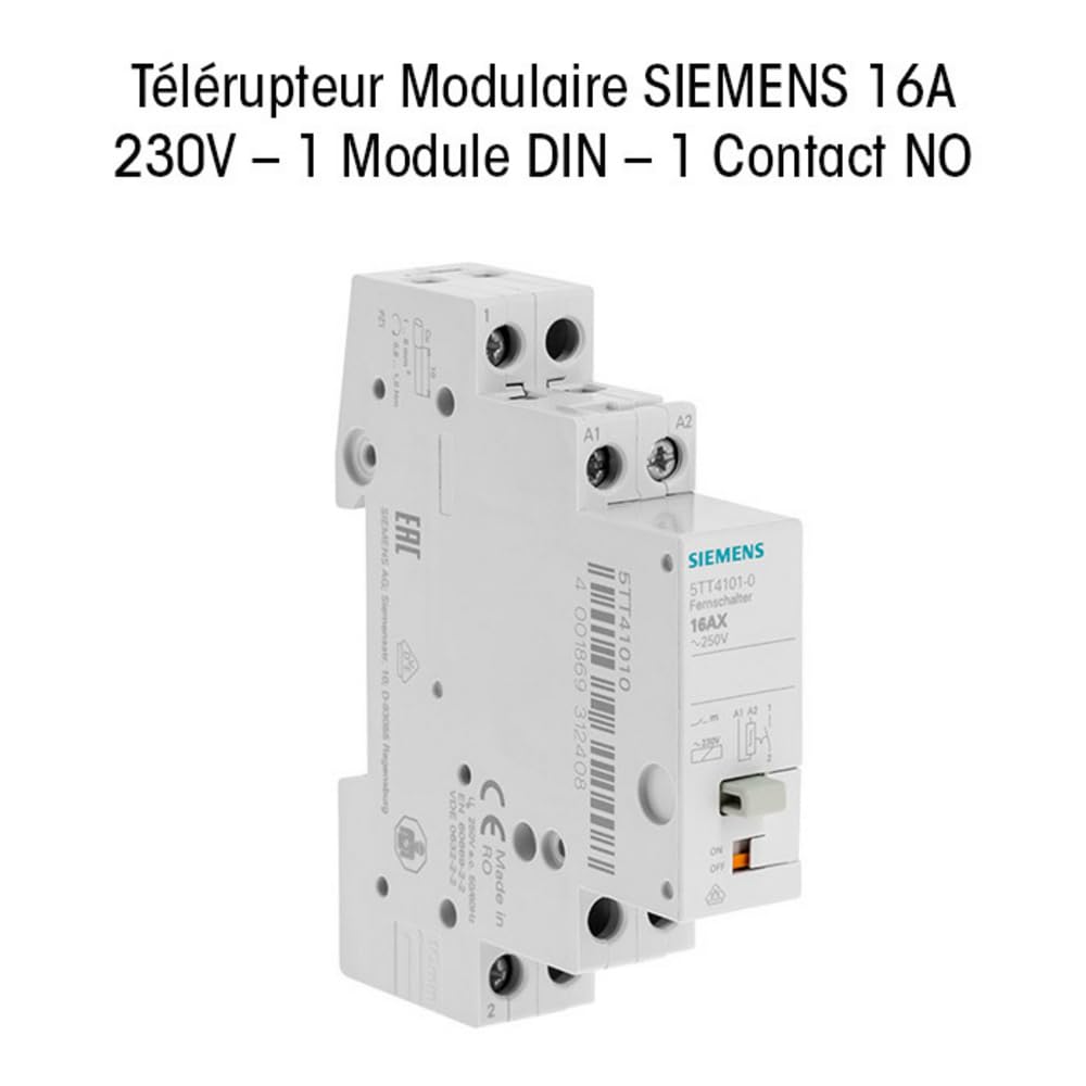 Siemens SENTRON télérupteur modulaire 16A 230V 1 module