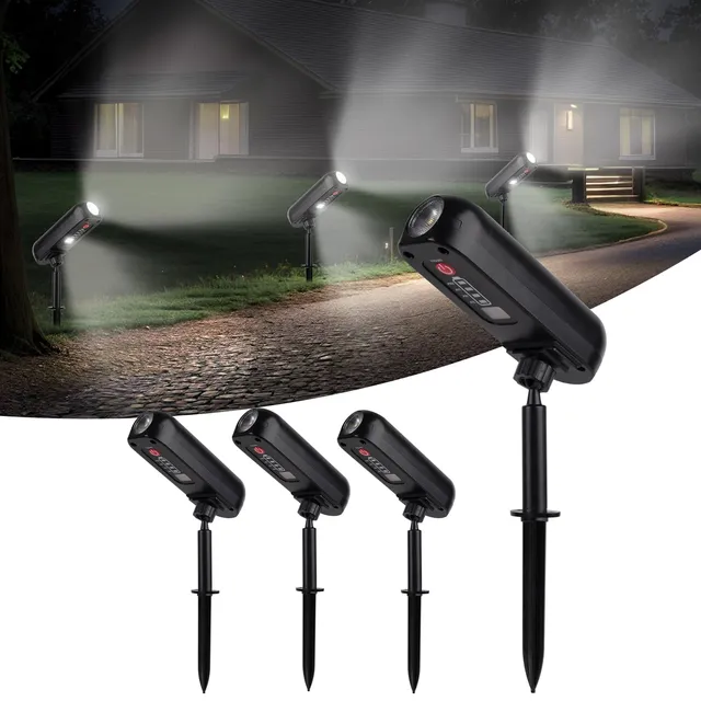 T-Sun Spot Lights 6000K spot solaire extérieur lot de 4 IP65