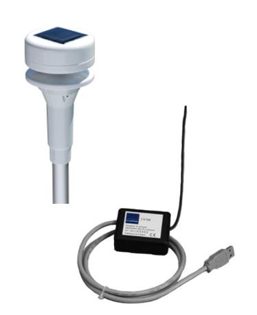 LCJ CV7SF2-USB capteur vent sans fil USB solaire NMEA