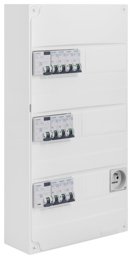 Siemens Tableau prééquipé 3 rangées 39 modules 10 disjoncteurs