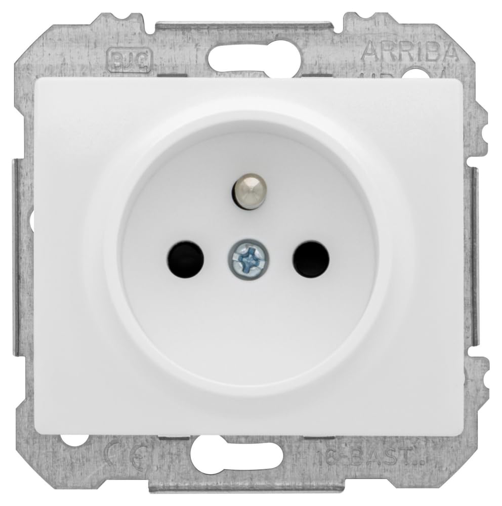 Siemens Delta Iris prise 2P+T blanc à éclipses