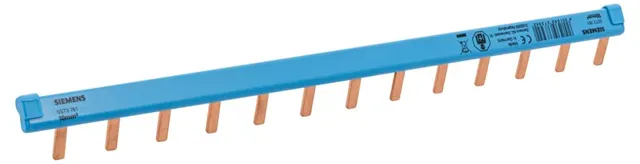 Siemens peigne réversible 13 modules bleu 63A