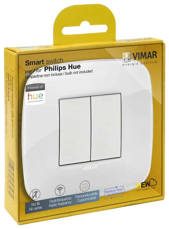 Vimar Arké interrupteur sans fil Hue blanc 0K03906.06