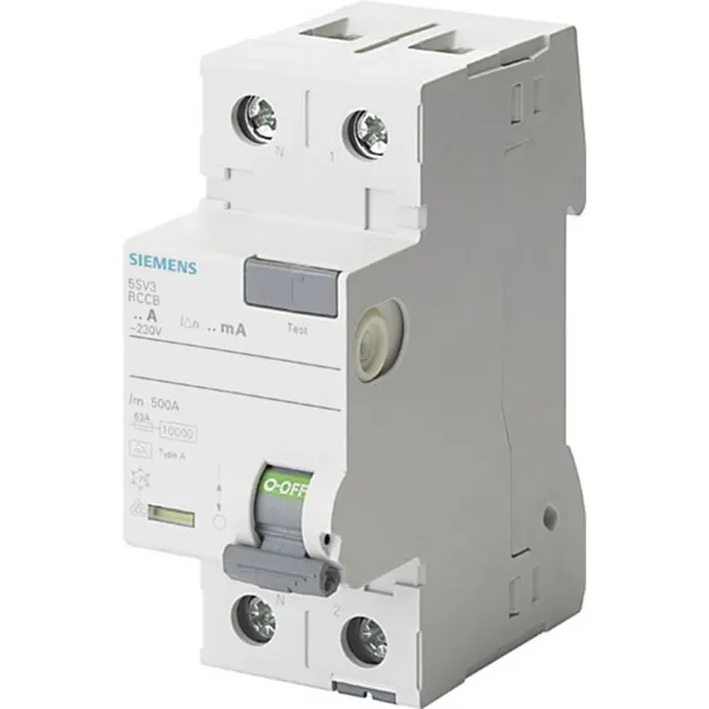 Siemens Sentron interrupteur différentiel 40A 30mA type A 2 modules