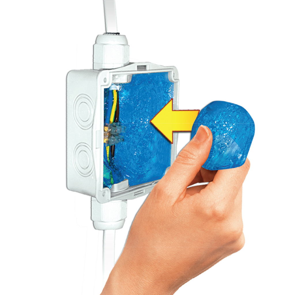 Raytech Power Kit IP68 boîtier gel réutilisable plafond