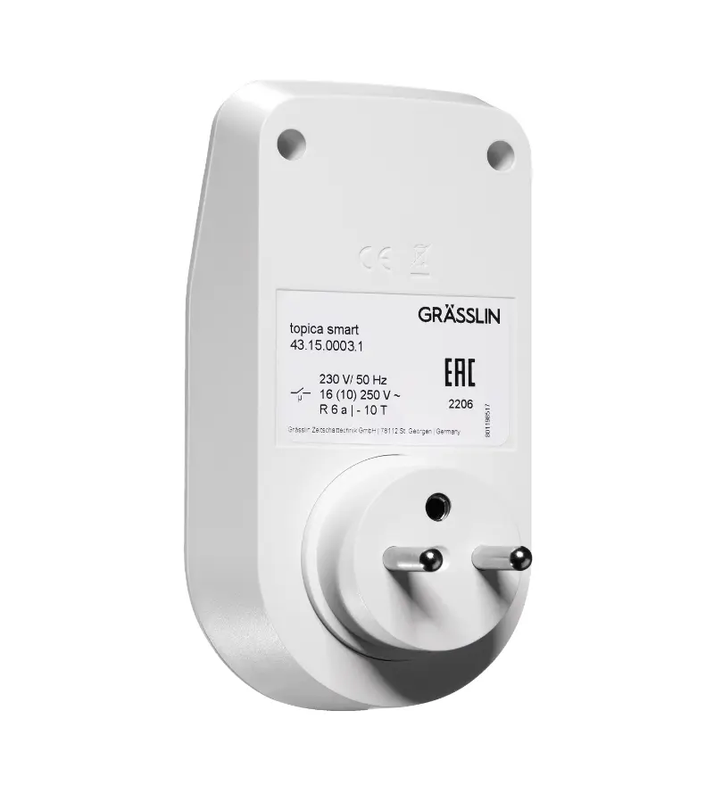 Grasslin topica smart F horloge astronomique connectée 230V