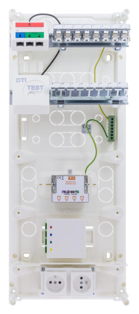 Siemens Grade 3 TV coffret communication 8 RJ45