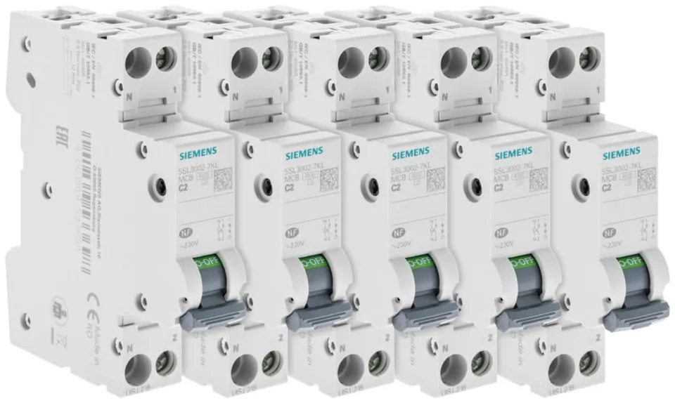 Siemens Sentron disjoncteur Ph+N 2A courbe C 4,5kA