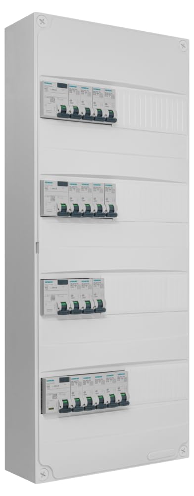 Siemens tableau 4 rangées pré-équipé 63A différentiel