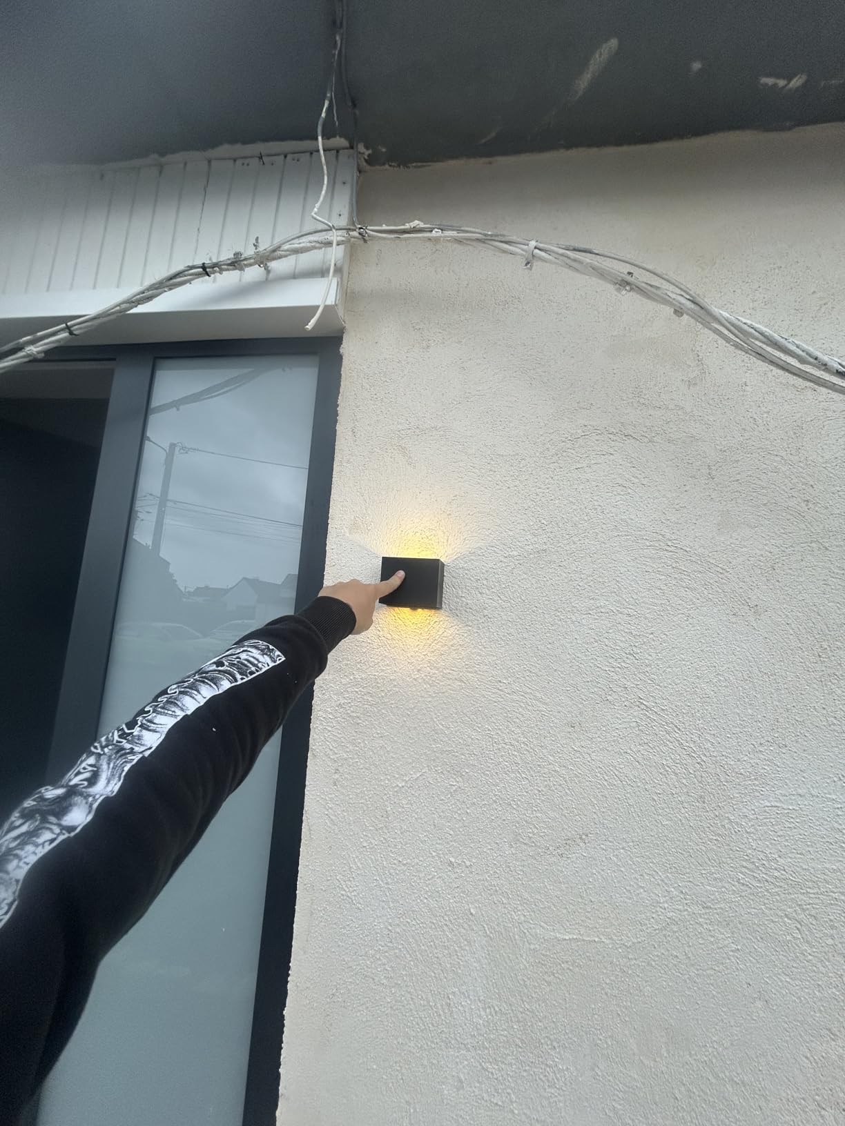 T-Sun Wall Lights applique murale LED 3000K noir lot 2