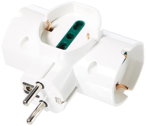 Vimar adaptateur multiple Sicury RI.00316.B blanc 3 prises