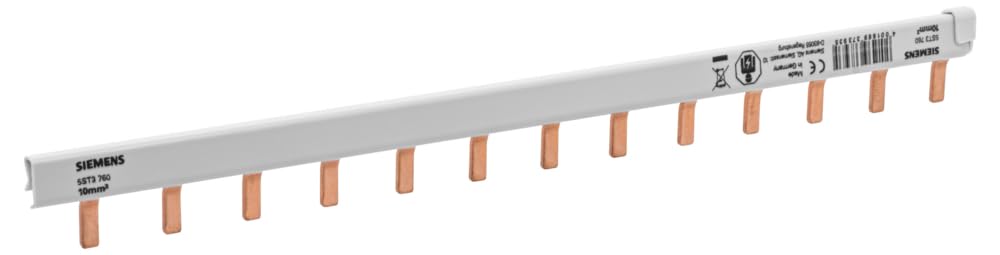 Siemens peigne réversible 13 modules gris 63A Ph+N