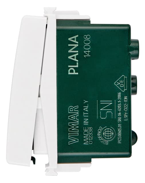Vimar Plana 14008 poussoir 10A blanc éclairable