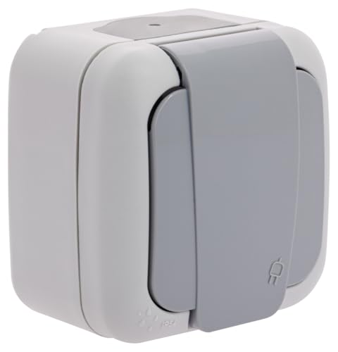Siemens IP54 prise étanche 2P+T gris automatique