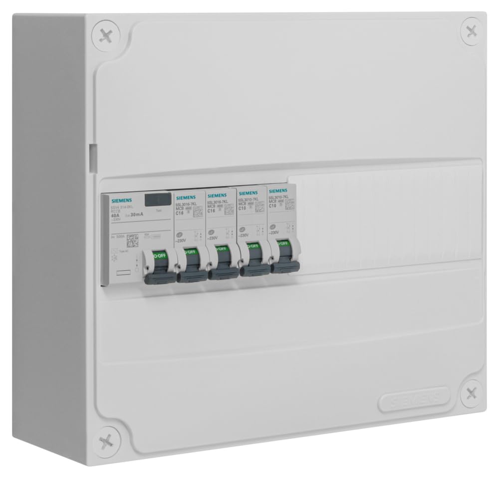 Siemens tableau électrique 1 rangée pré-équipé 40A type AC