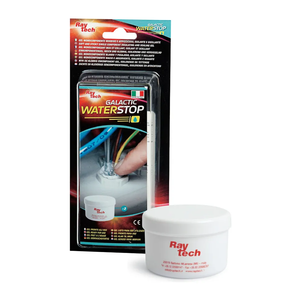 Raytech Galactic Water Stop gel étanchéité monocomposant réutilisable