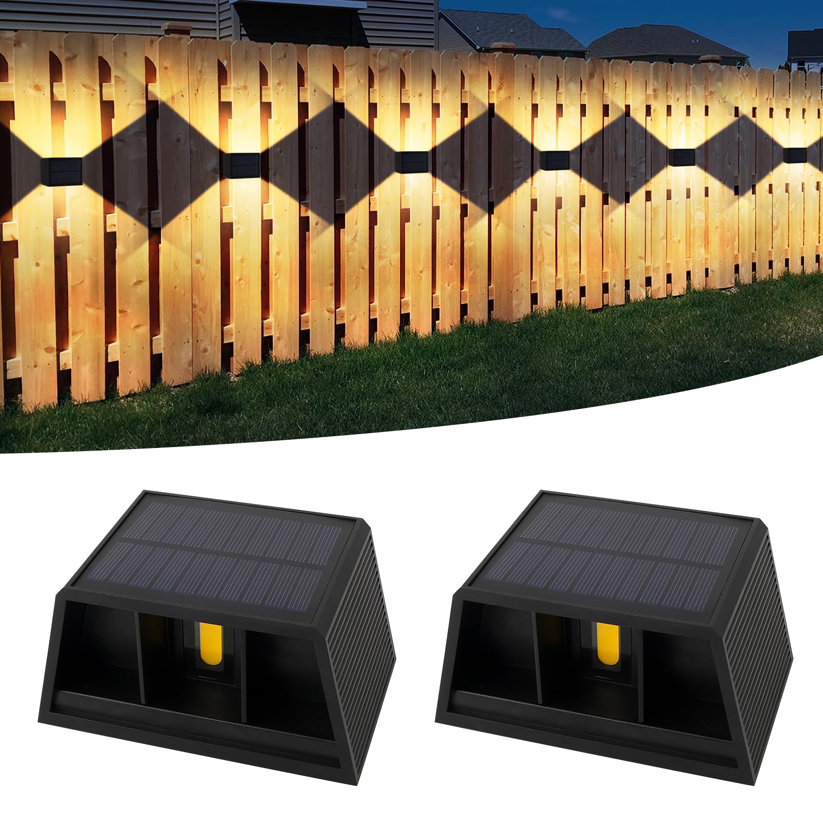 T-Sun Wall Lights applique solaire 3000K lot 2 IP65