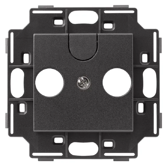 Vimar Arké 19319 adaptateur coaxial TV 2 modules gris