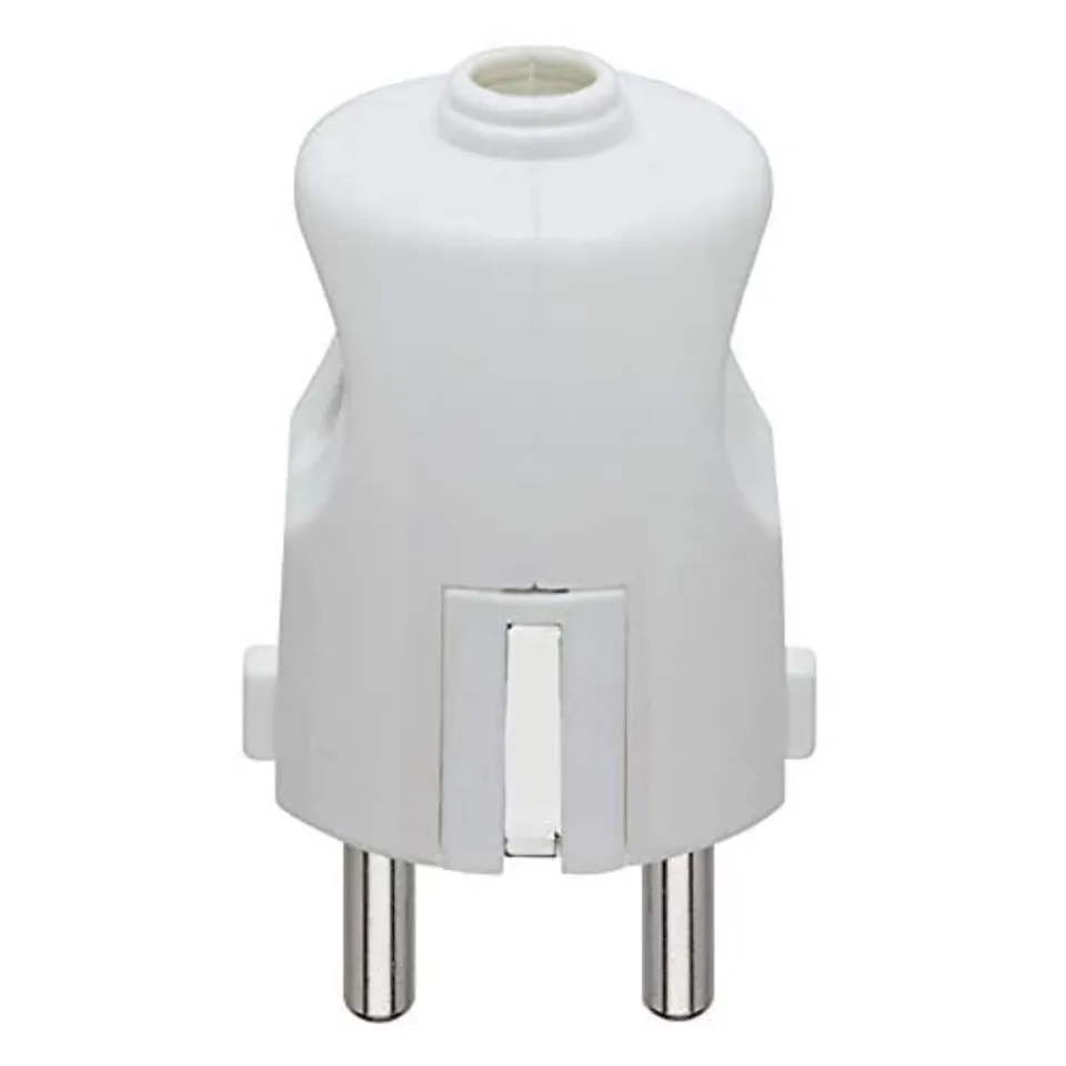 Vimar fiche 16A 2P+T 00231.B blanc sortie axiale