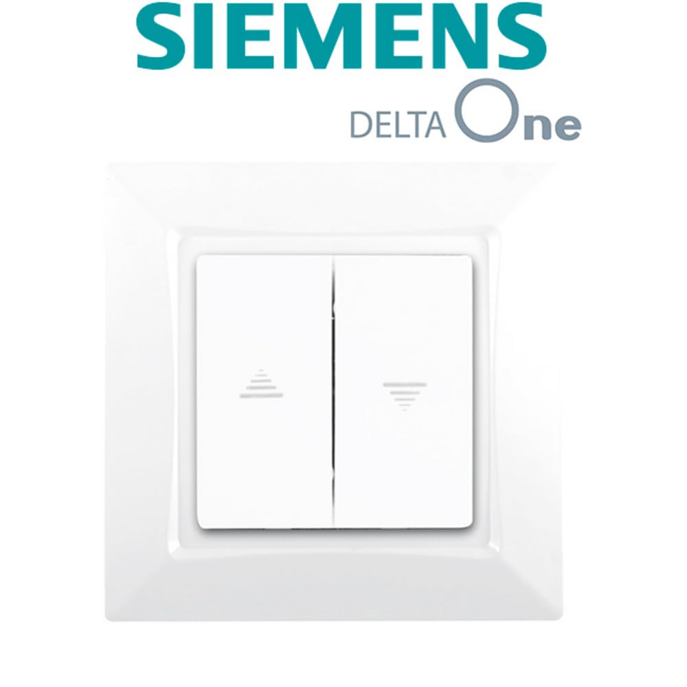 Siemens Delta One interrupteur volet roulant blanc
