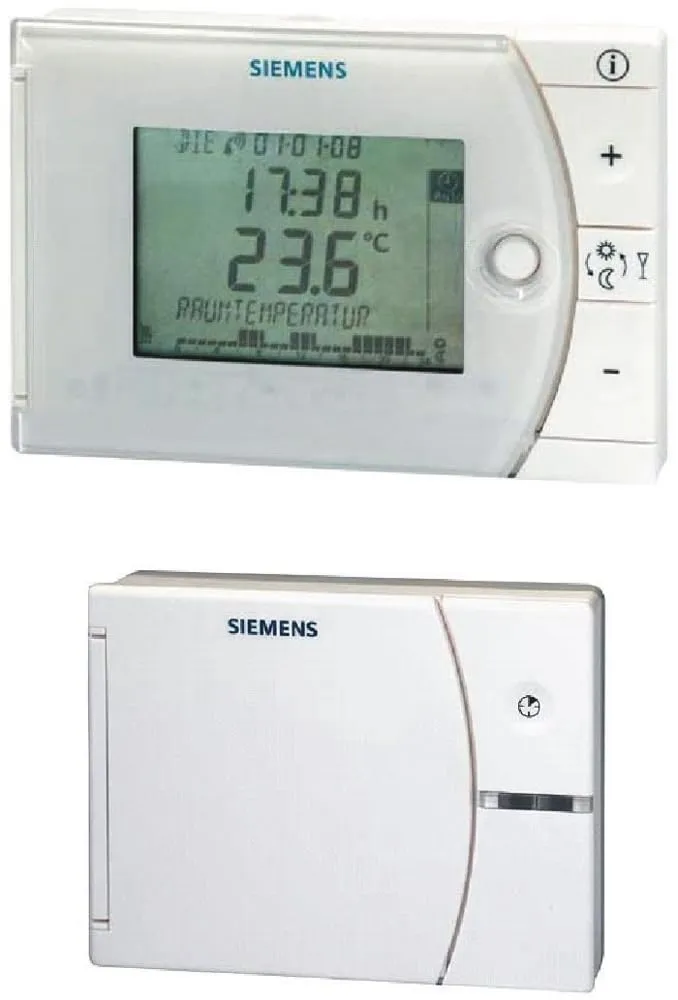 Siemens régulation température thermostat sans fil programme