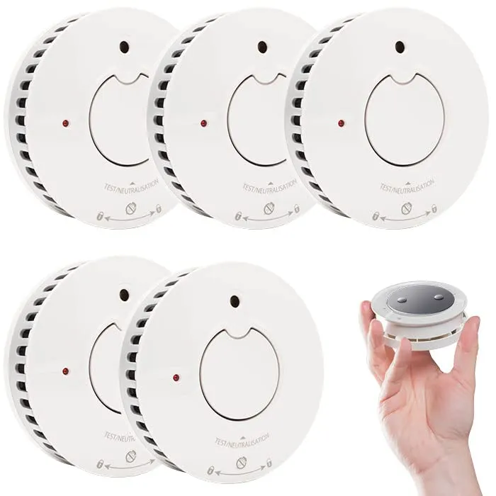 Siemens Delta Reflex détecteur fumée lot de 5 garantie 5 ans