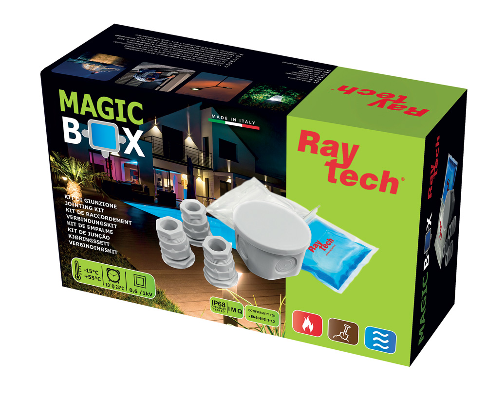 Raytech Boxes Magic Box IP68 boîte gel étanche
