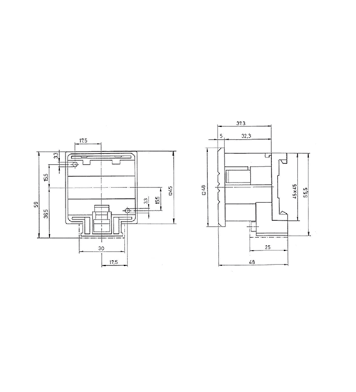 Grasslin taxxo 100 minuterie escalier rail DIN 230 V