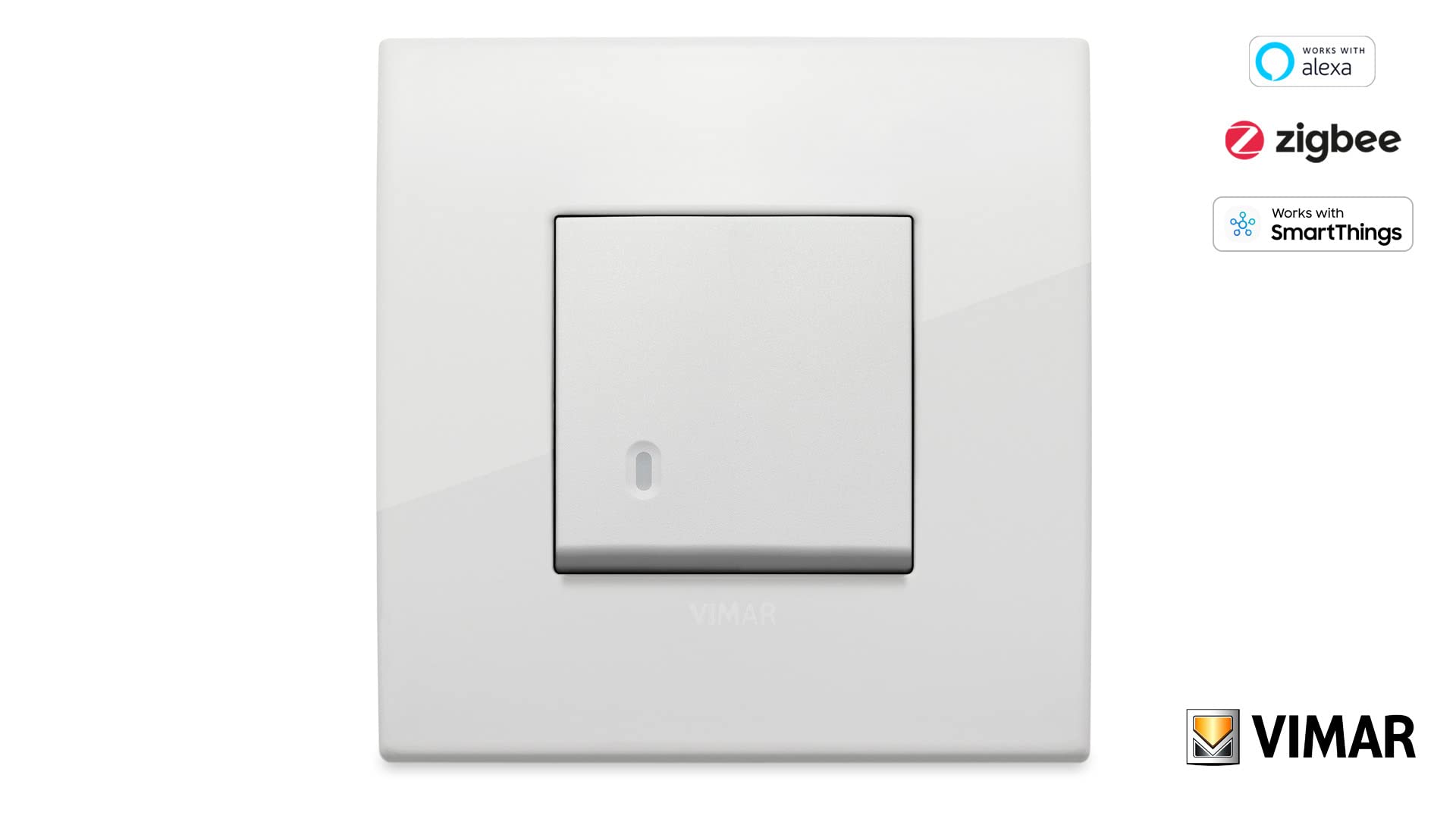 Vimar Arké 0K19592.01 va-et-vient connecté Zigbee blanc