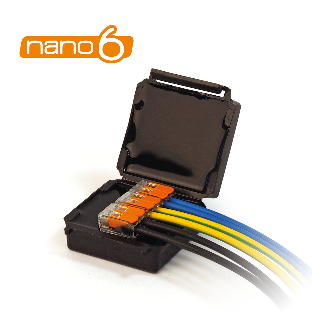 Raytech Nano Joint boîte gel étanche droite dérivation 1-4 mm²