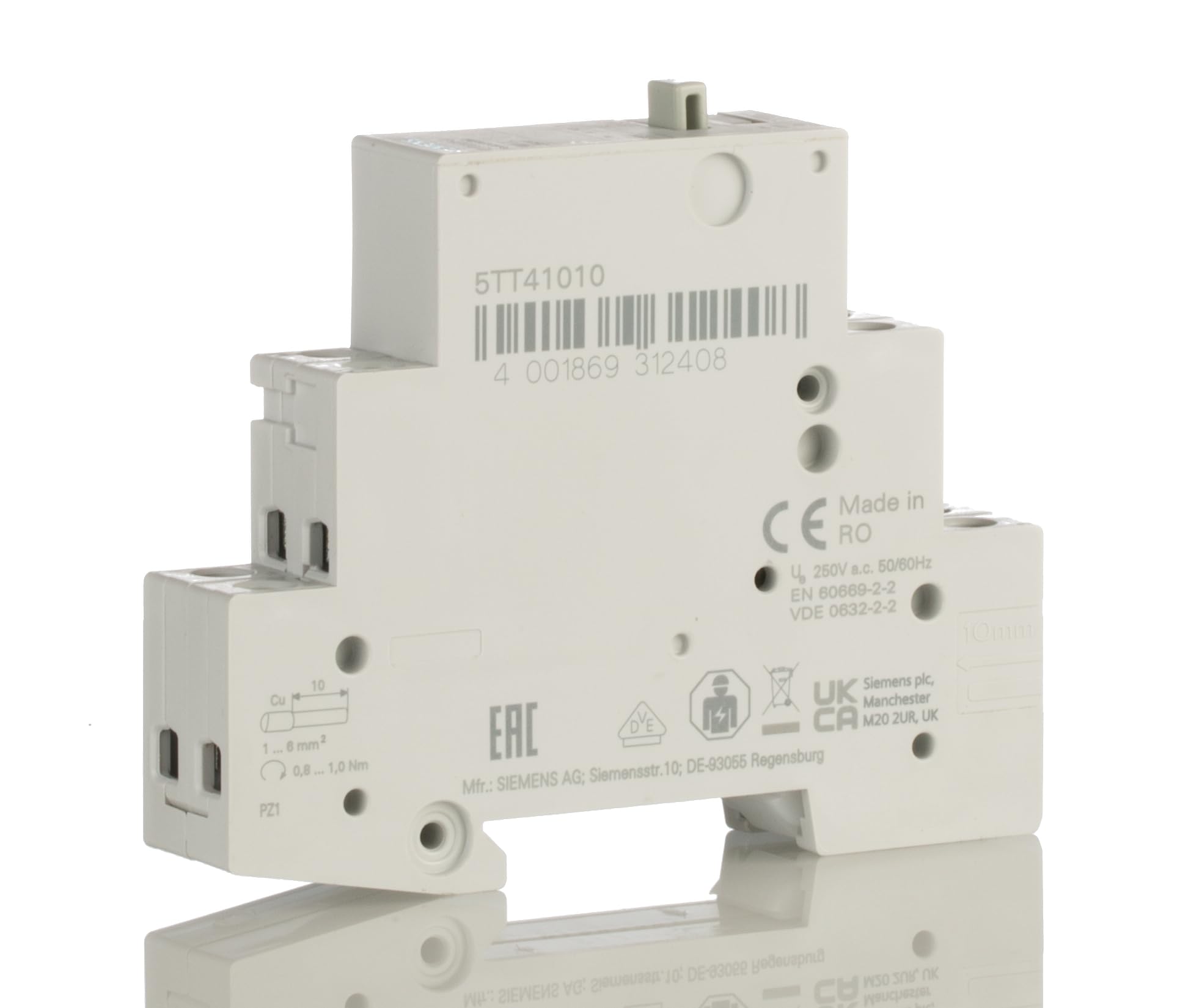Siemens Sentron télérupteur 16A 1NO modulaire