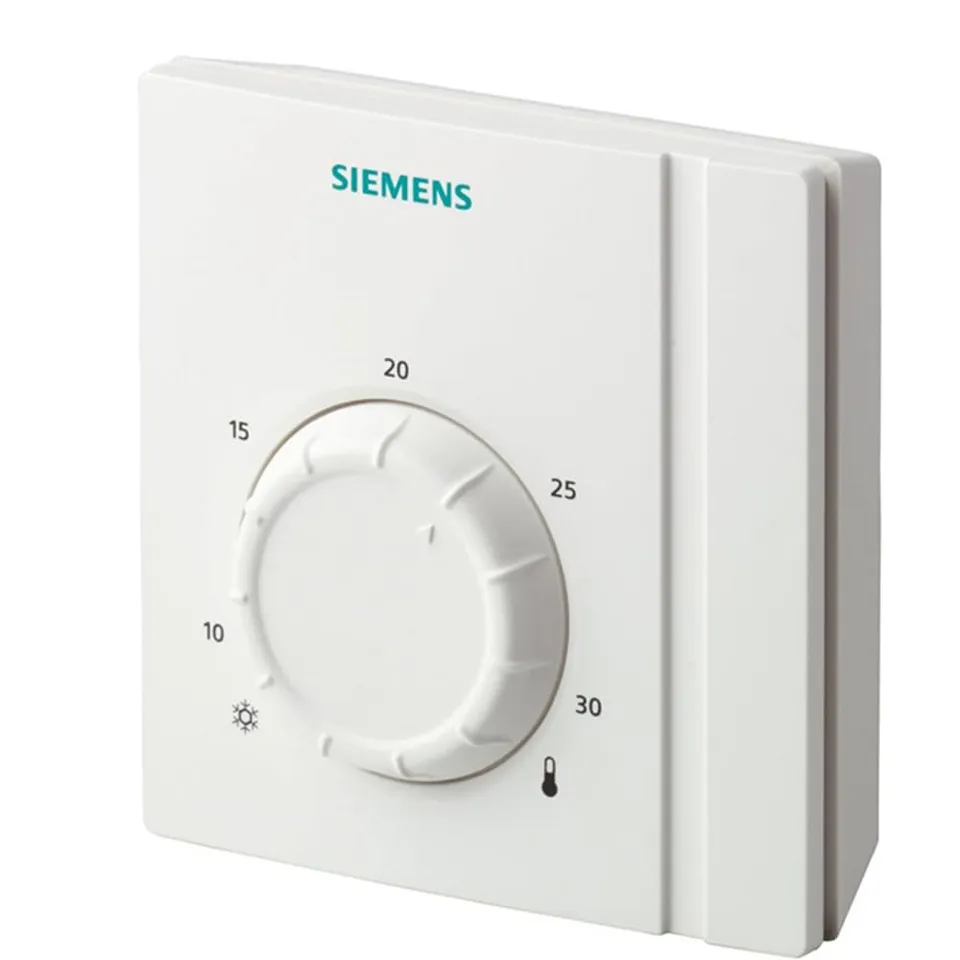 Siemens RAA21 thermostat d’ambiance mural 8-30°C 24-250V