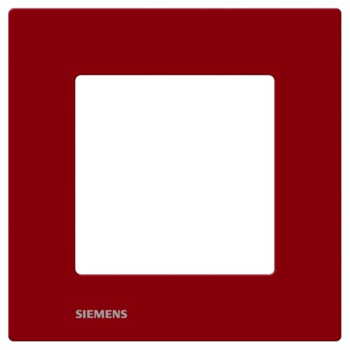 Siemens Delta Viva plaque simple rouge