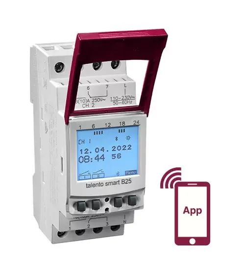 Grasslin talento smart B25 horloge programmable 2 canaux 230V