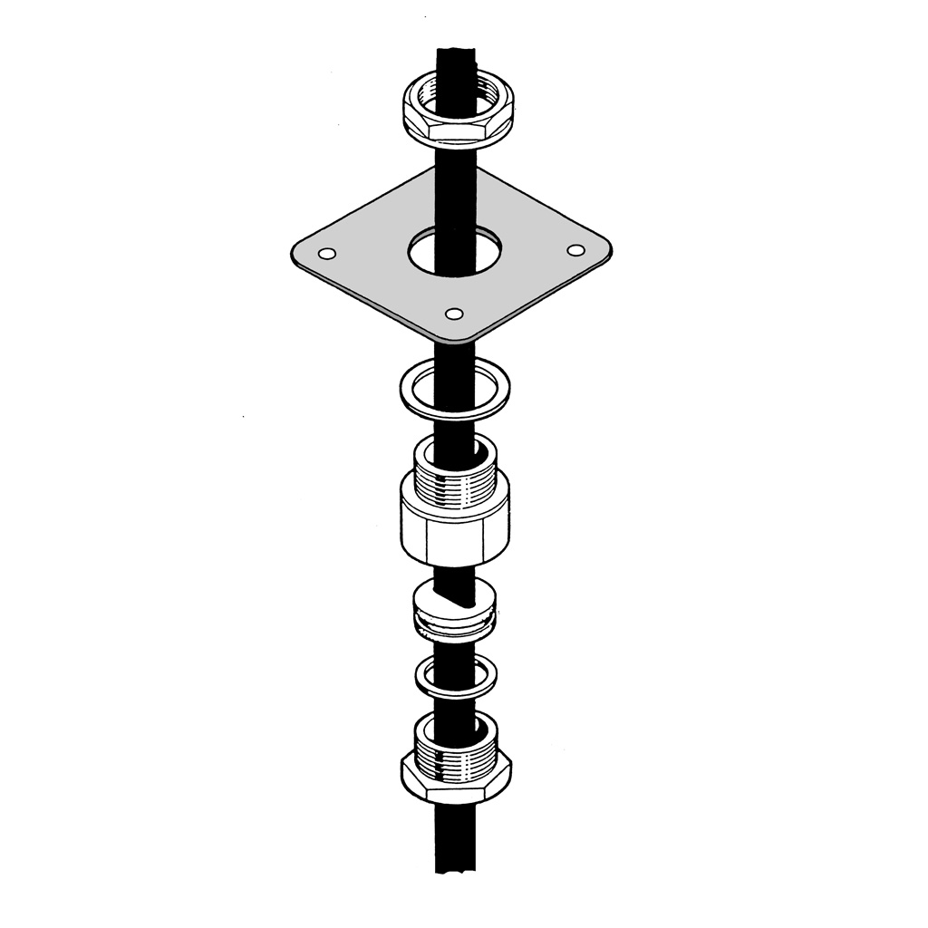 Raytech Accessories MCA-AL traversée isolation thermique + kit