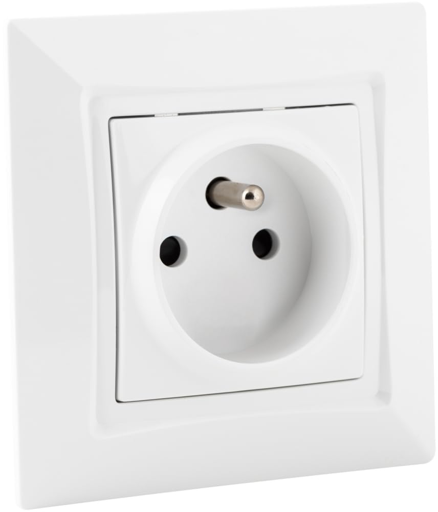 Siemens Delta One Prise 2P+T Blanc 16A Monobloc