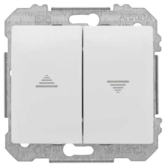 Siemens Delta Iris interrupteur volet roulant blanc