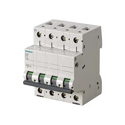 Siemens Sentron disjoncteur tétrapolaire 10A courbe C 4P