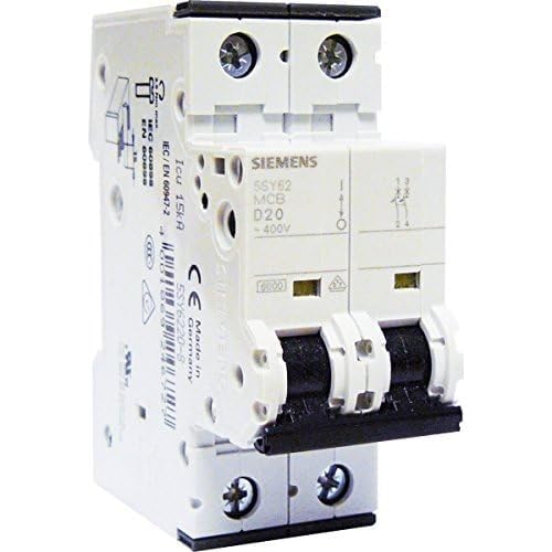 Siemens Sentron disjoncteur 2P 20A courbe D clim