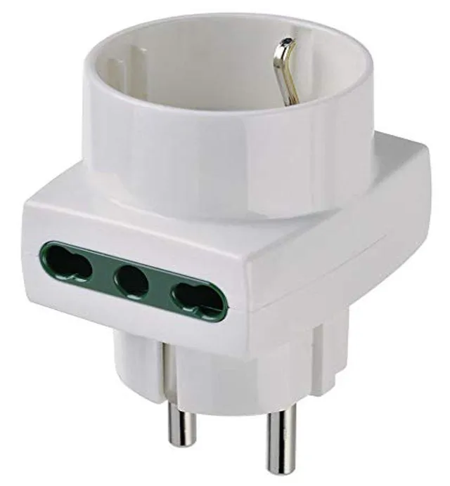 Vimar RI.00325B adaptateur multiple SICURY 16A blanc